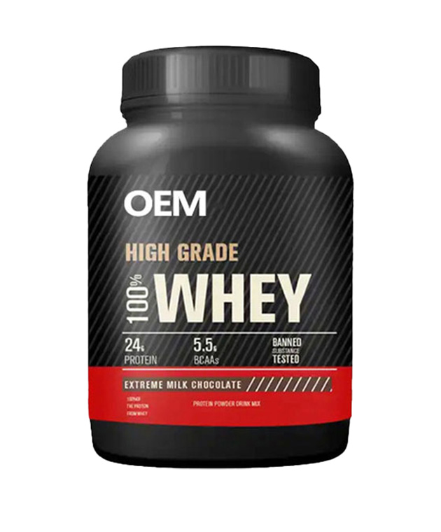 OEM Private Label Whey Protein Isolate Powder Pre-Workout Weight Gain Whey Protein Powder for Muscle Gain Providing Energy