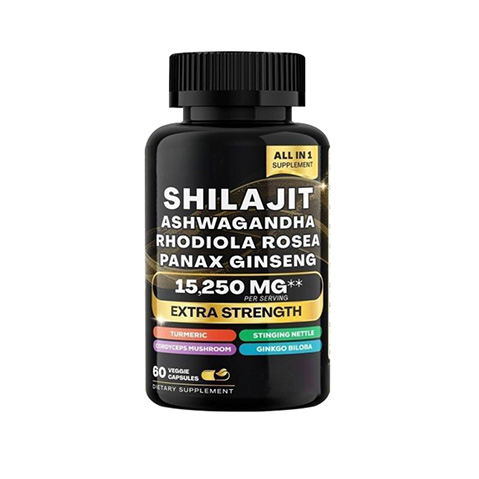 OEM/ODM Private Label Support 5000mg Ashwagandha Turmeric Himalayan Shilajit Extract Capsules